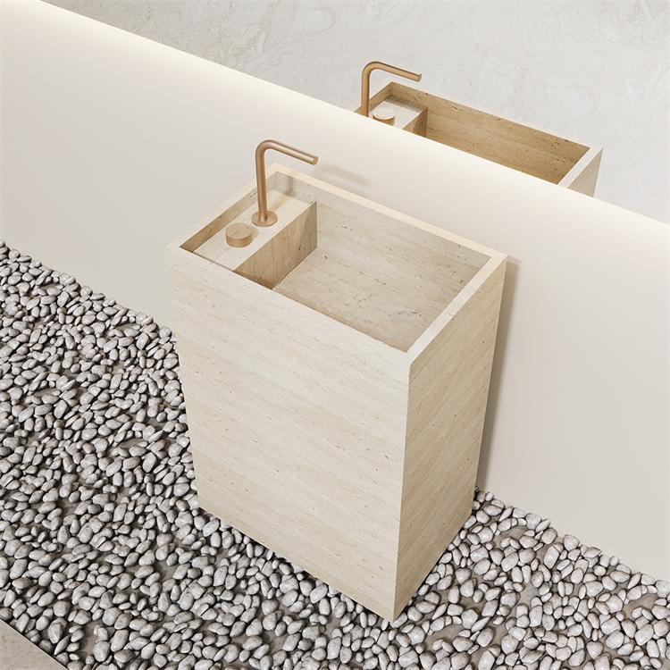 Arianna Amazon Green Floor-Standing Sink