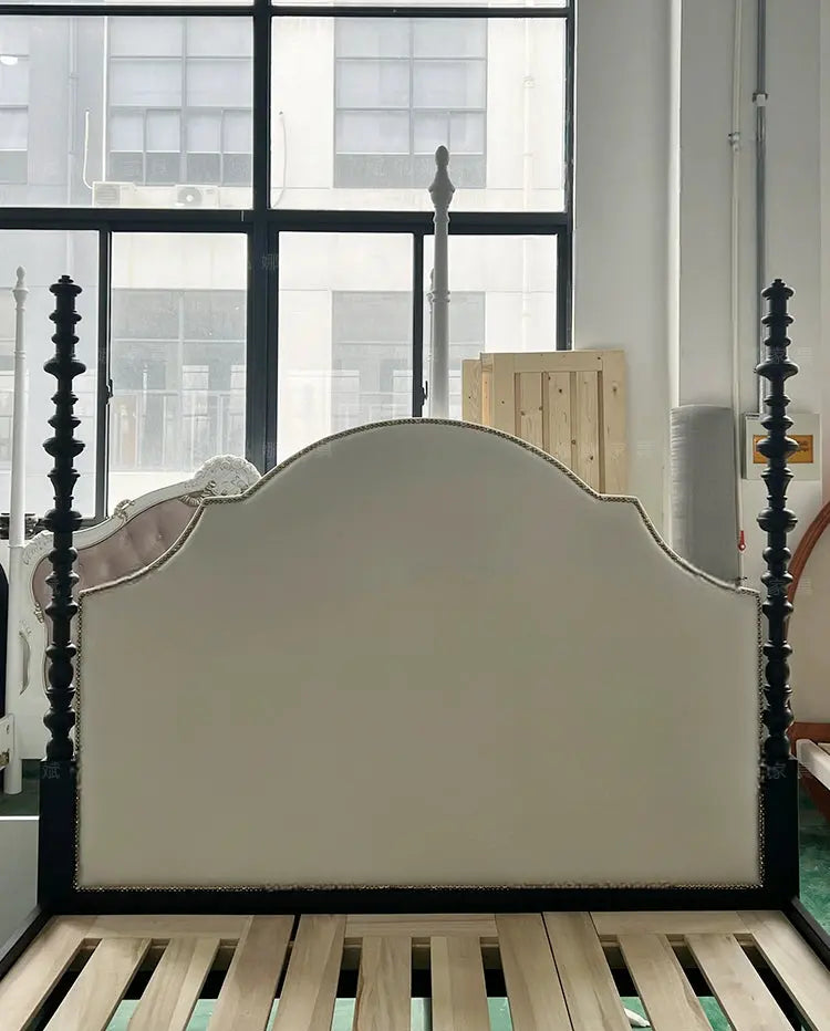 Lucie Retro Town Custom Neoclassical Double Bed