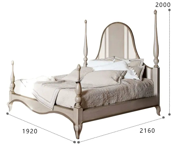 Auguste Elegant Pillar Frame Princess Bed