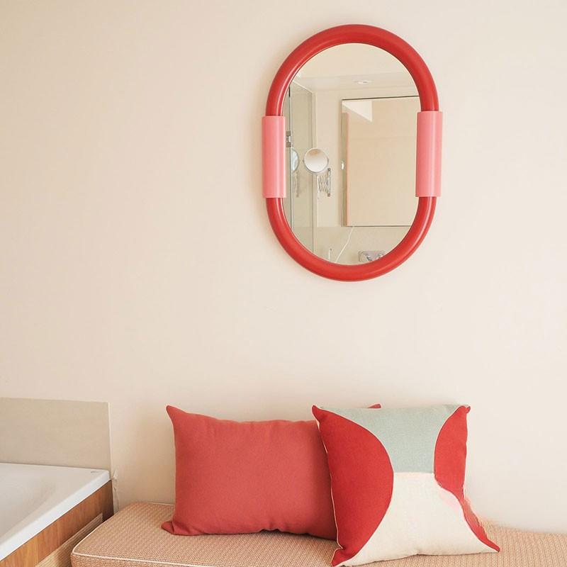 Aiden Oval Wall-Mounted Bathroom Mirror