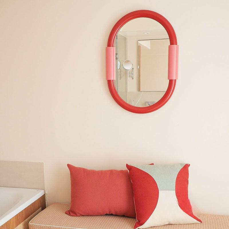 Aiden Oval Wall-Mounted Bathroom Mirror