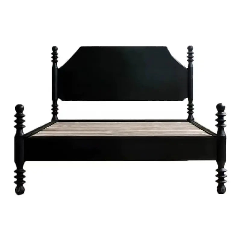 Rosette Elegant Solid Wood Wedding Bed