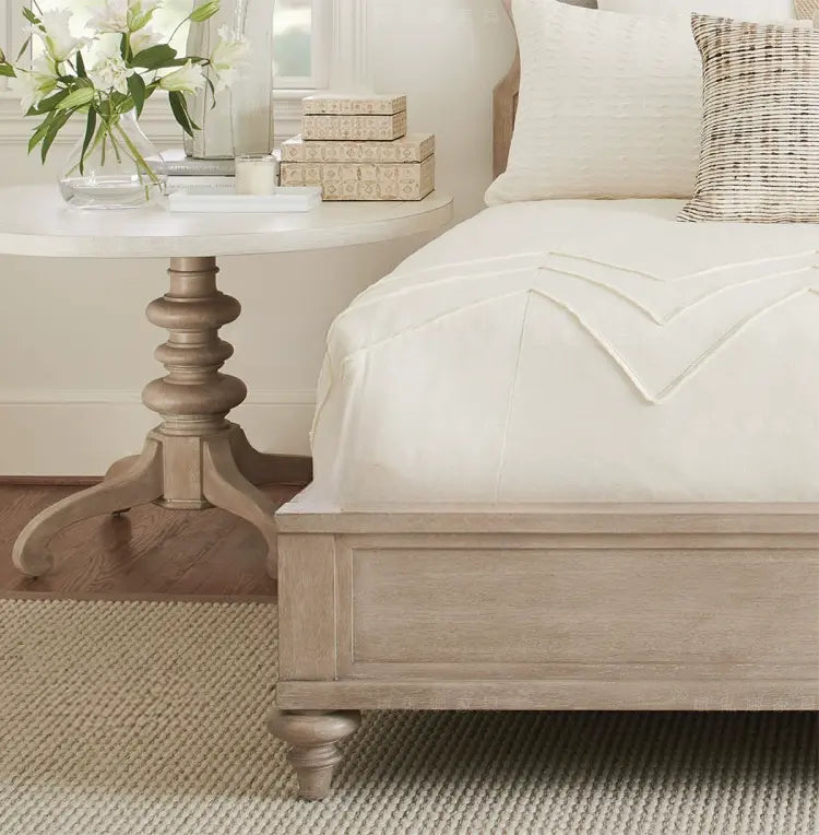 Devere Light Luxury Neoclassical Wedding Bed