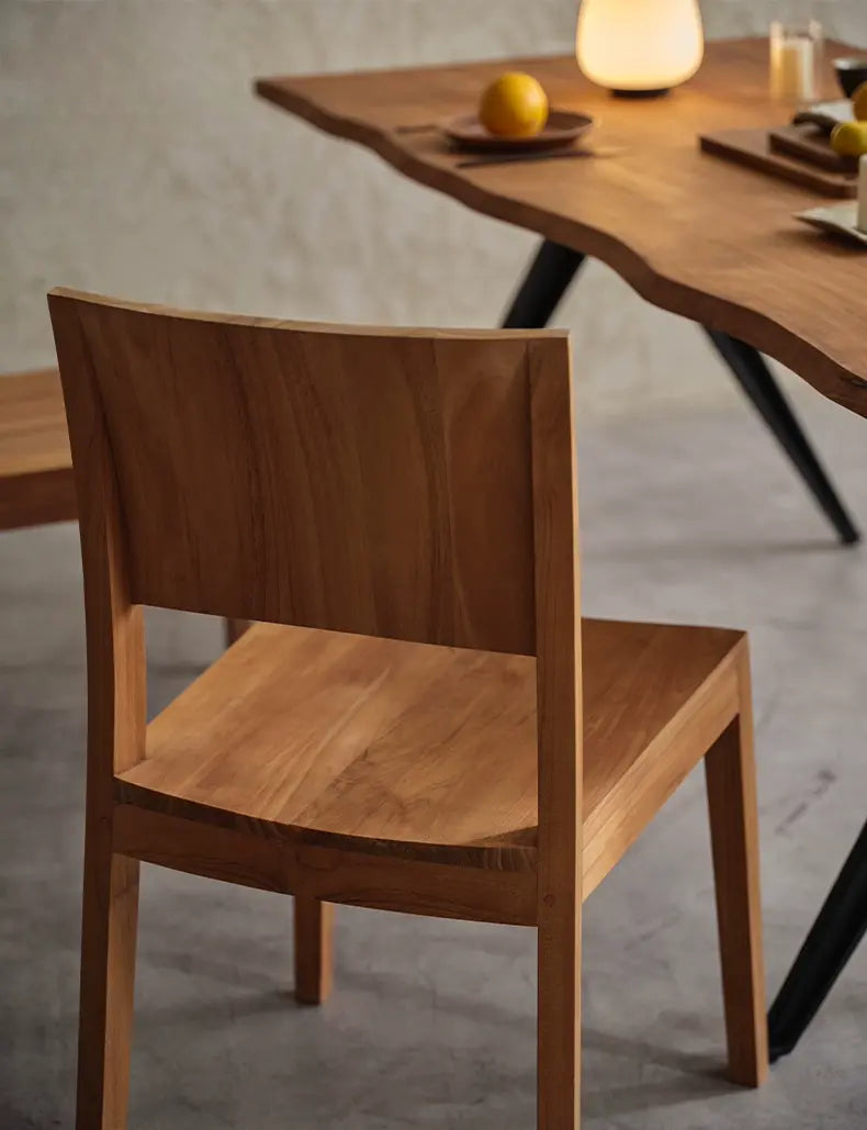 Lucien Pure Teak Wood Vintage Dining Chair