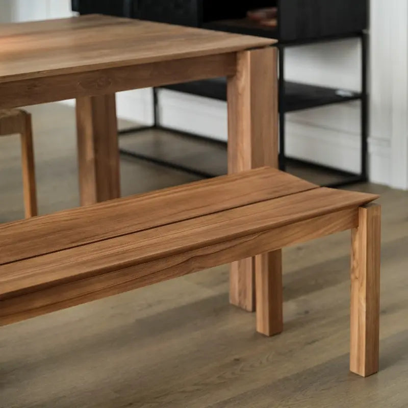 Zephyr Pure Teak Wooden Antique Style Bench