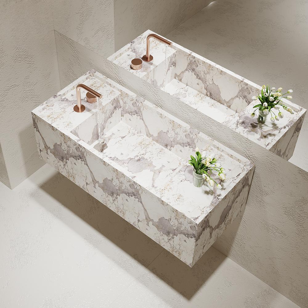 Justin Napoleon Black Bulgari Wall-Mounted Sink