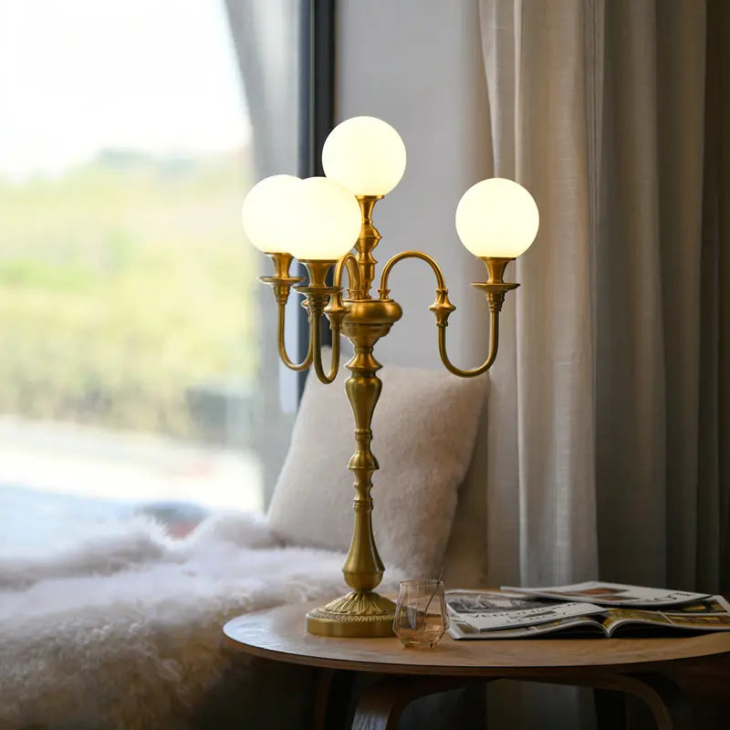 Sylas Retro Brass Table Lamp