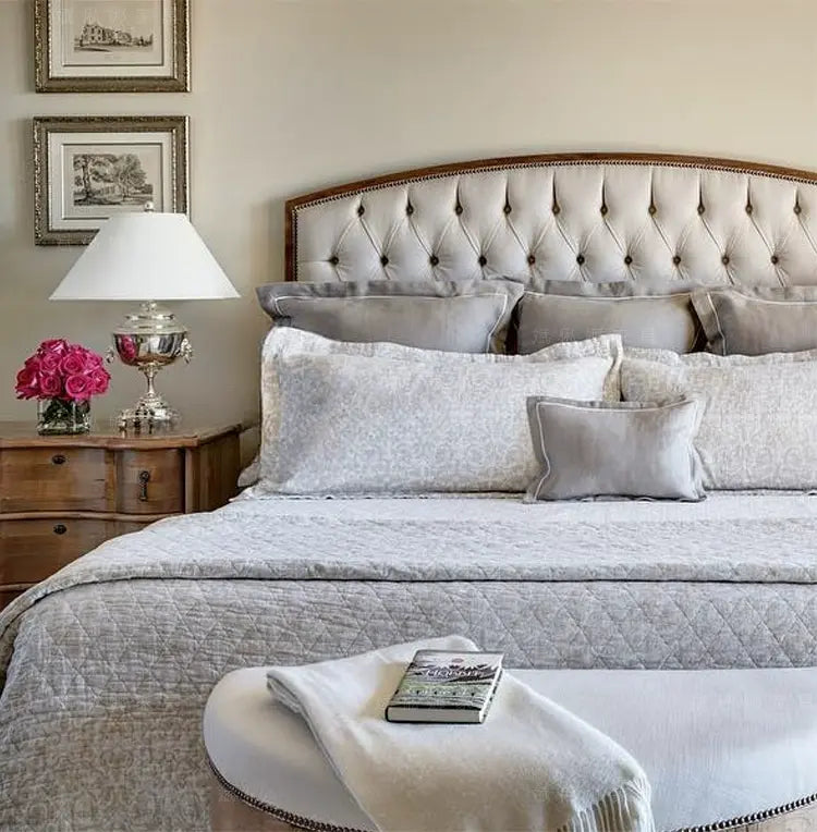 Lunette Luxury Soft-Covered Double Bed Design