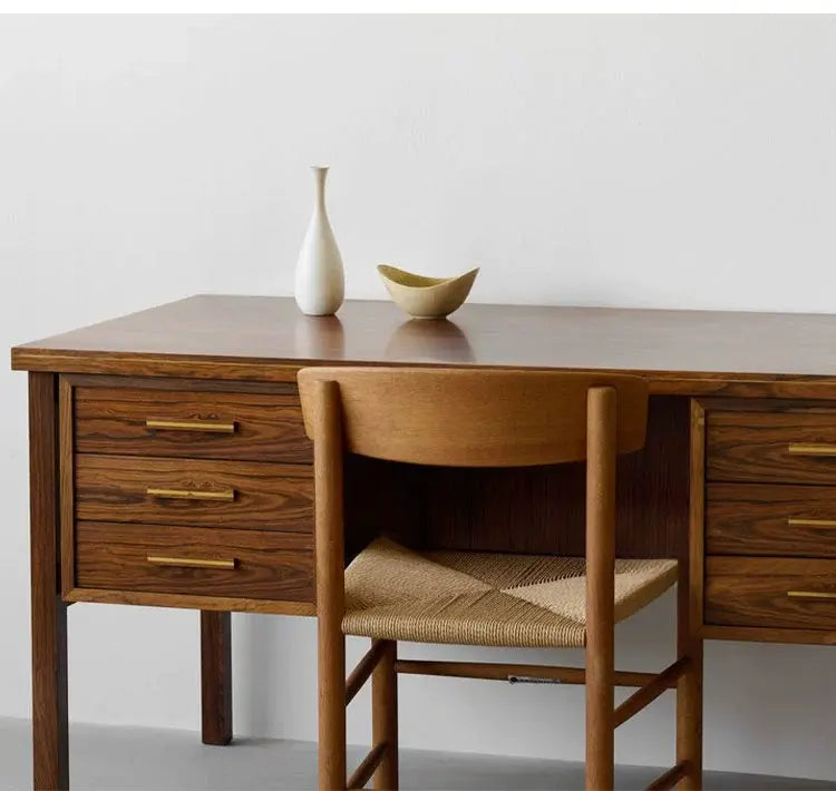 Mathéo Vintage Style Freestanding Wooden Desk