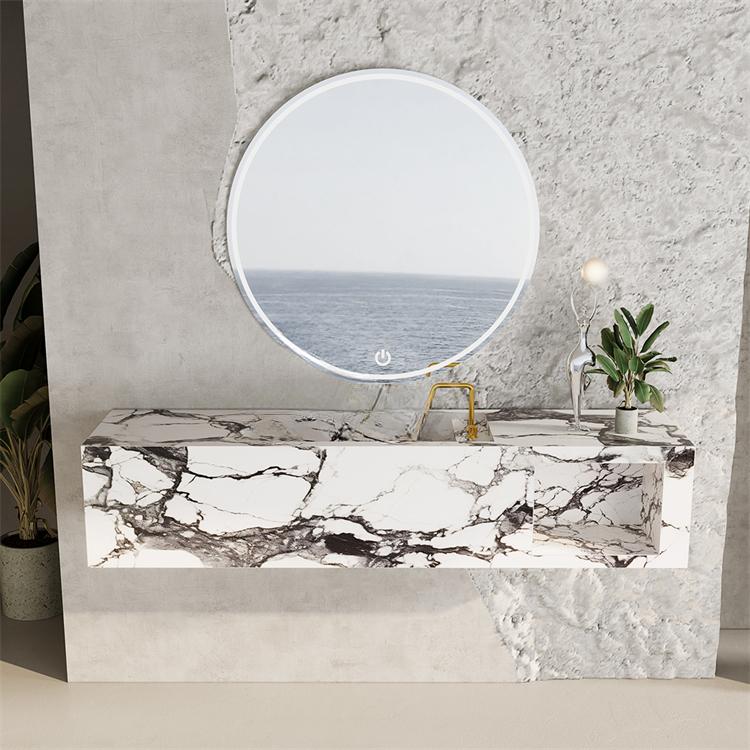 Rayne Retro Purple White Marble Sink