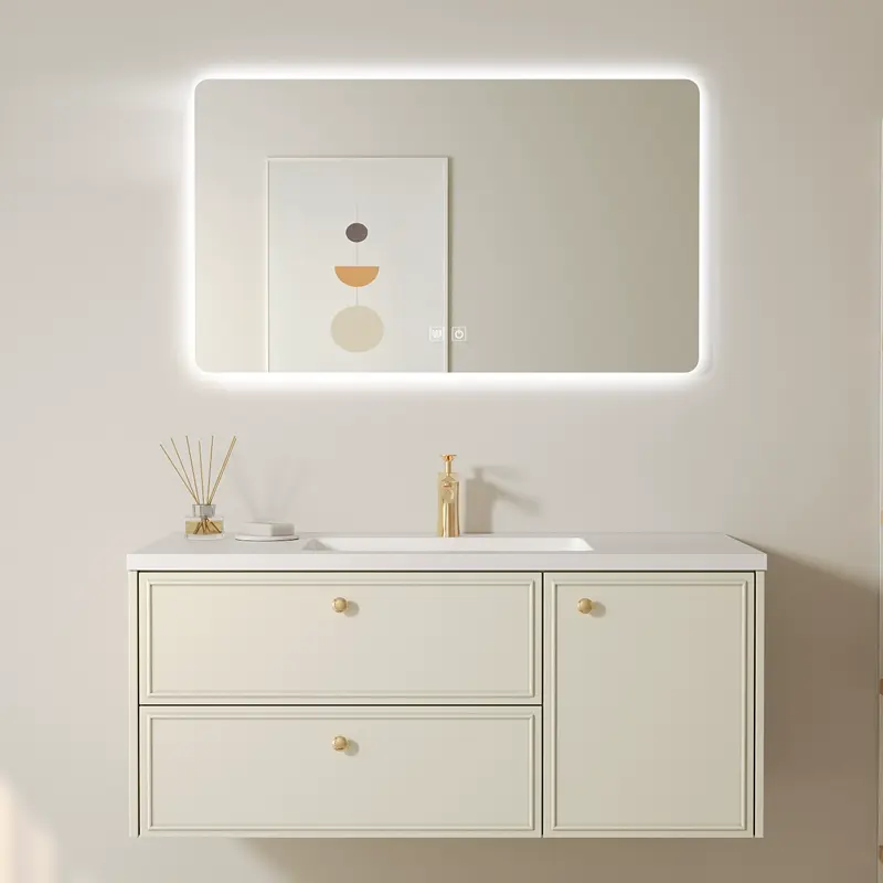 Nathan Modern Seamless Ceramic Bathroom Vanity