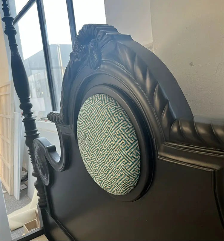 Helene Retro Solid Wood Four-Poster Bed