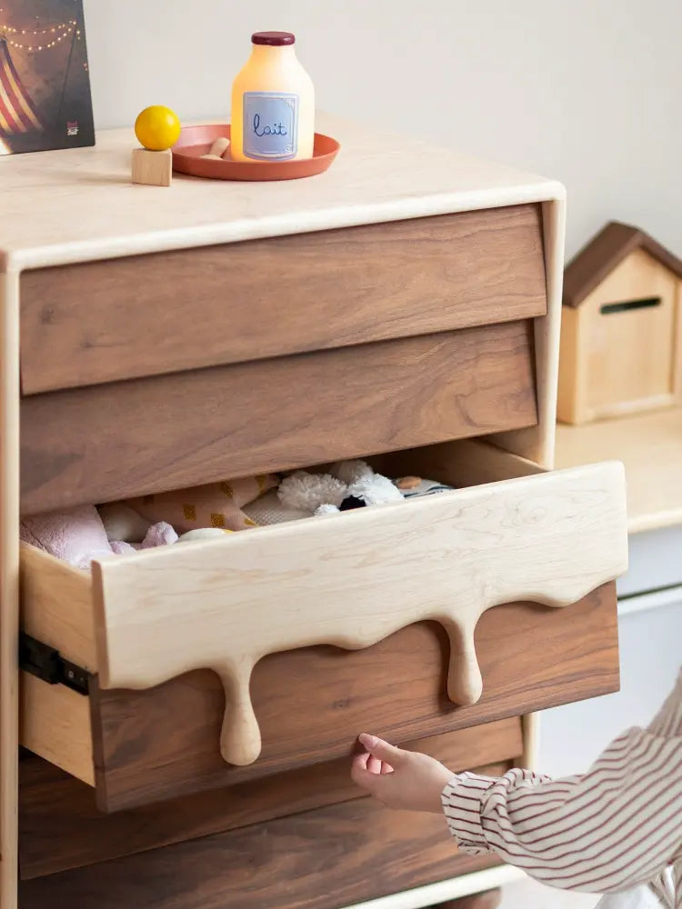 Pierre Milk Maple Kids Solid Wood Dresser