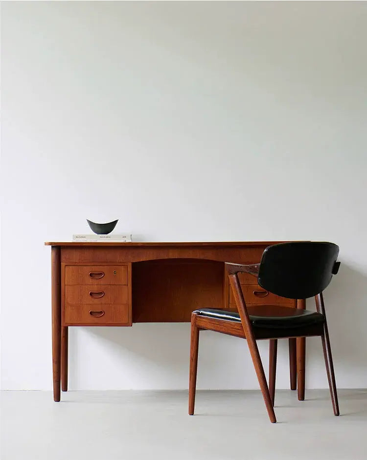 Azzurra Retro Modern Desk with Drawers