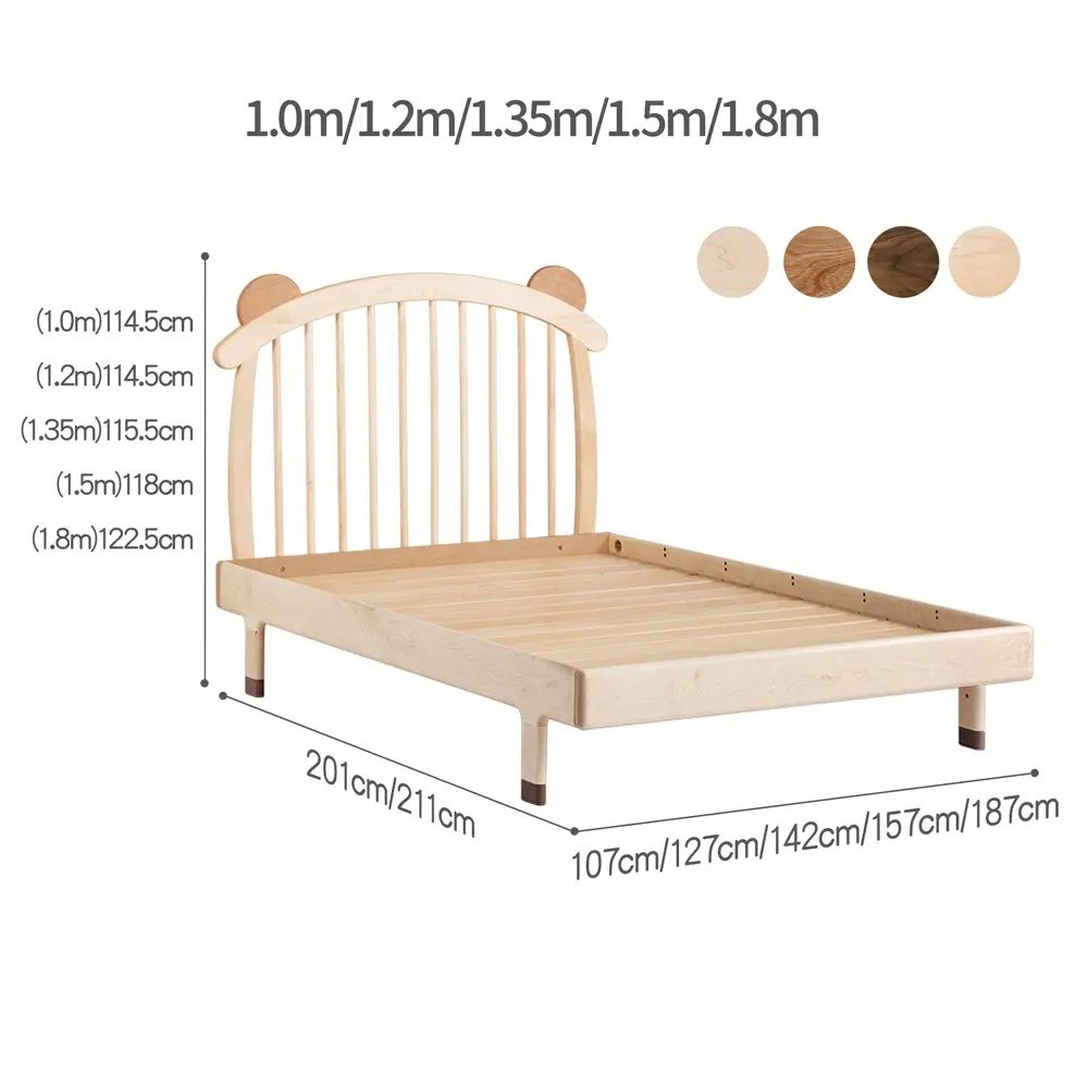 Llewellyn original hard maple bed