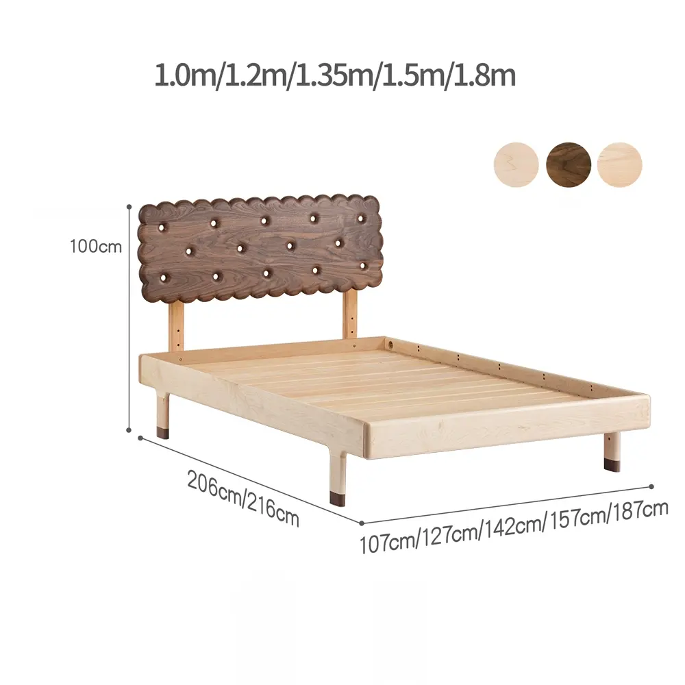 Llewellyn original hard maple bed