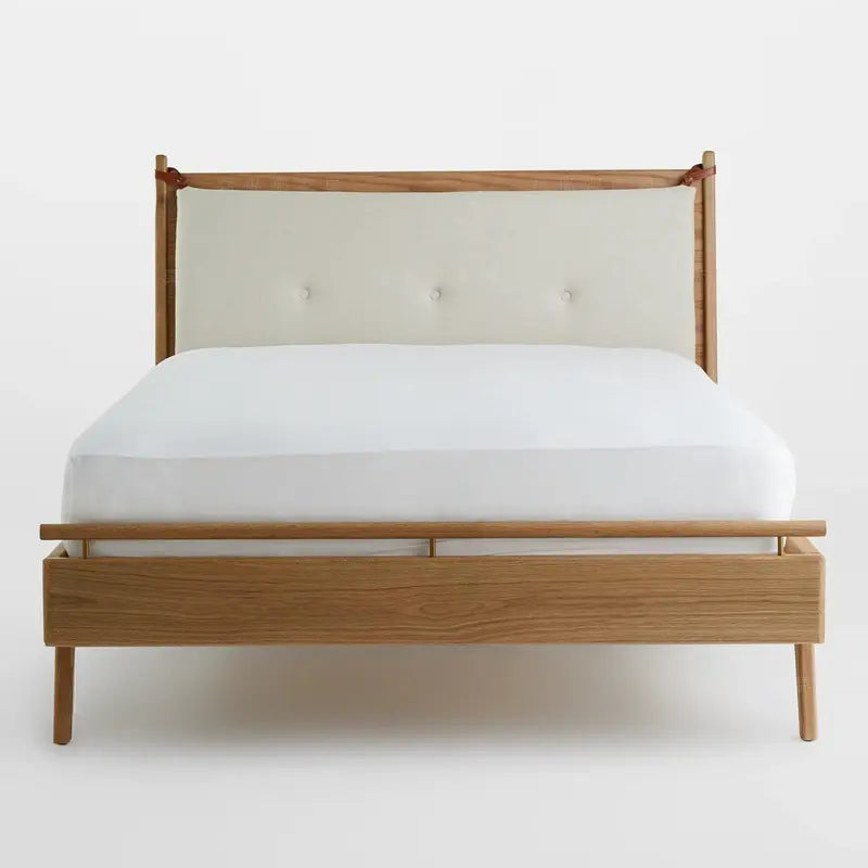 Melisande Solid Wood Soft-Covered Bed Design