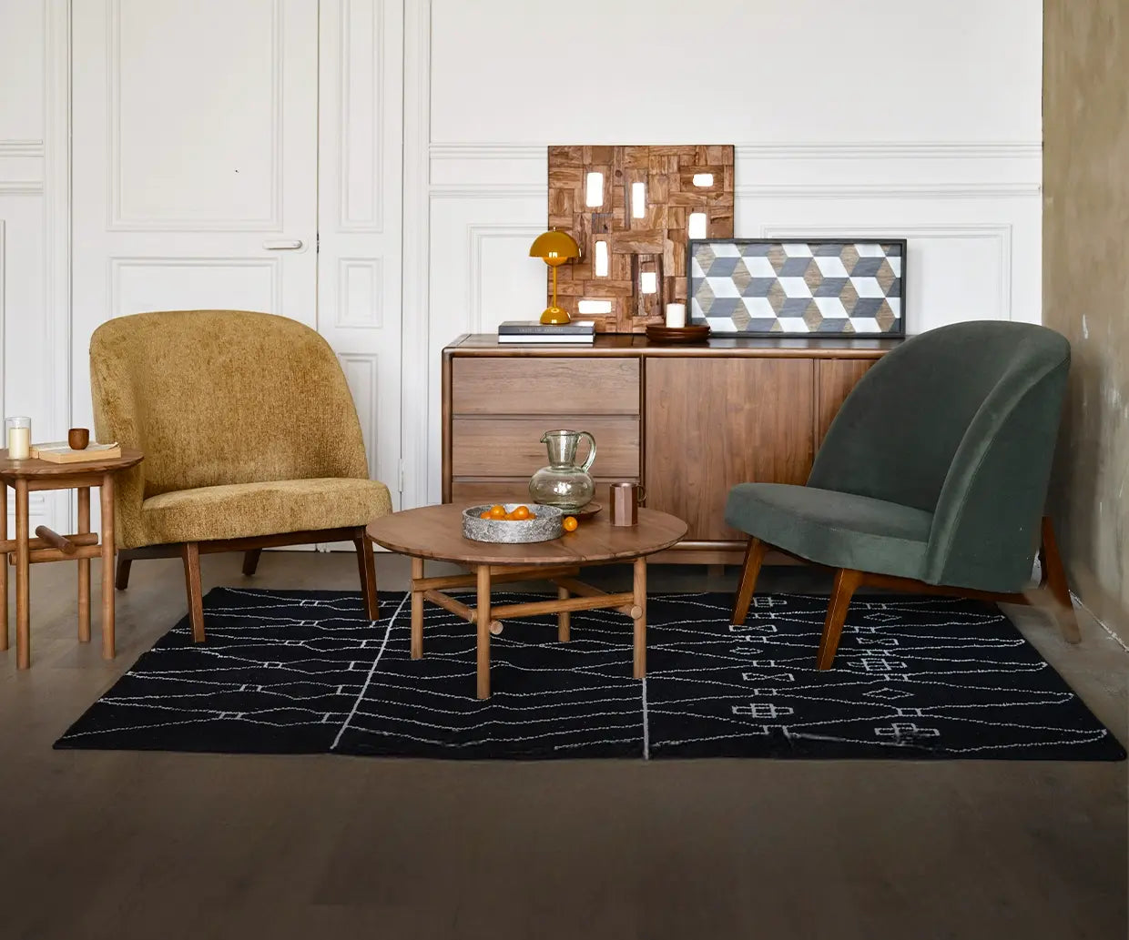 Cielo Second-Hand Oak Leisure Chair, High-End