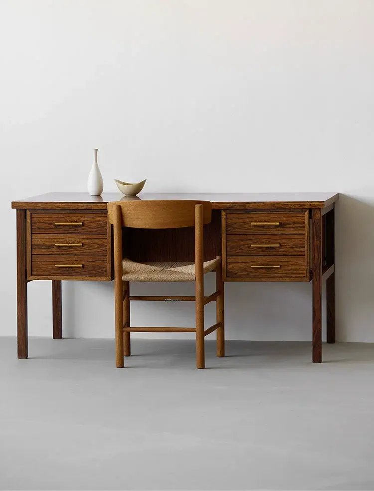 Mathéo Vintage Style Freestanding Wooden Desk