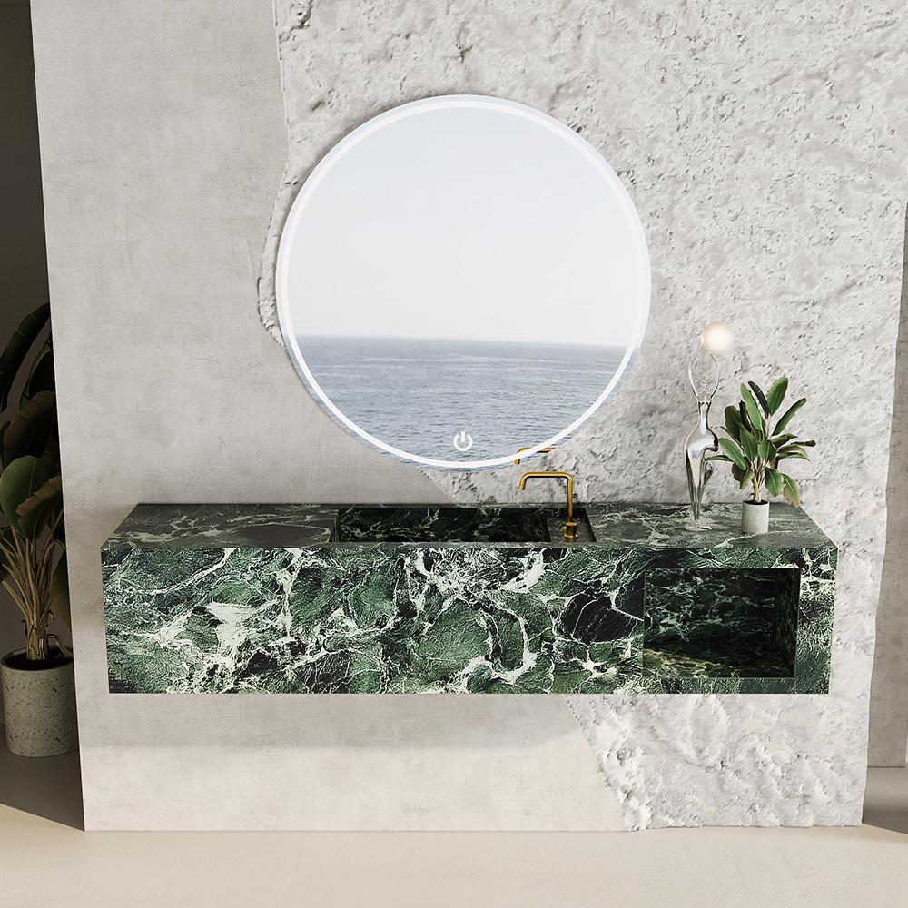 Rayne Retro Purple White Marble Sink