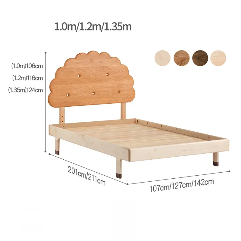 Llewellyn original hard maple bed