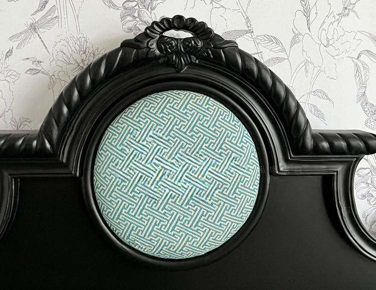 Helene Retro Solid Wood Four-Poster Bed