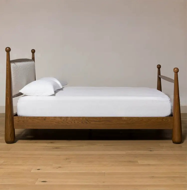 Iolanthe Elegant Master Bedroom Solid Wood Bed