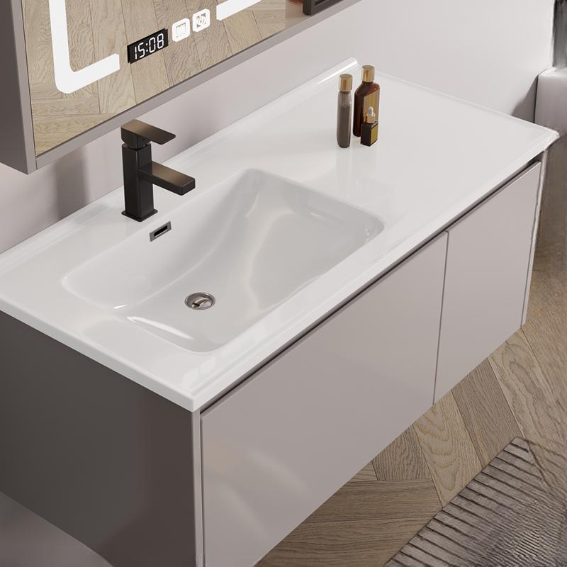 Adrian Cream Oak Smart Bathroom Vanity