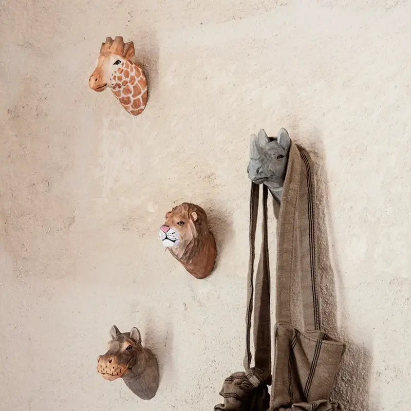 Amédée Living Animal Head Wall Hook