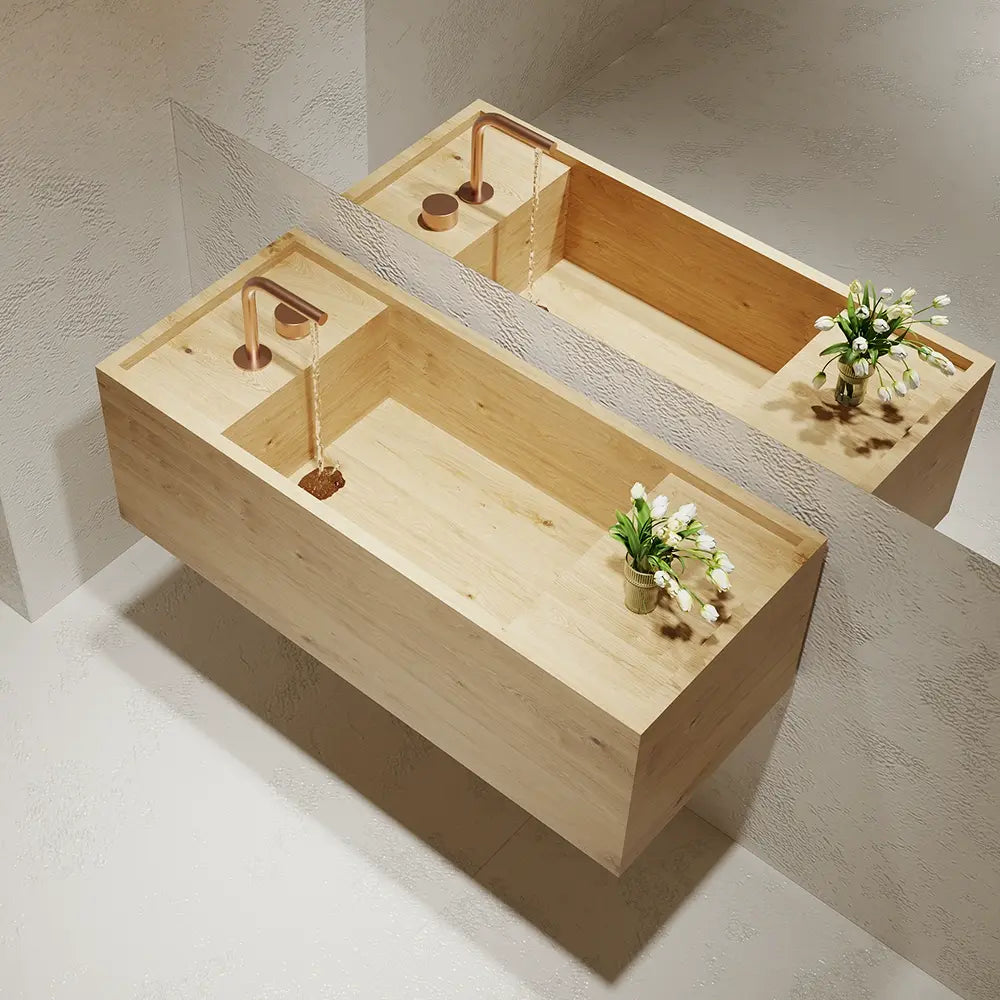 Justin Napoleon Black Bulgari Wall-Mounted Sink