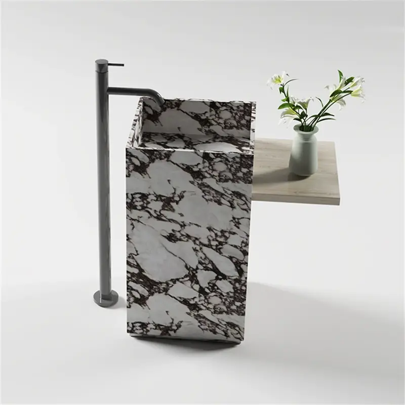 Gideon Purple Rock Pedestal Basin