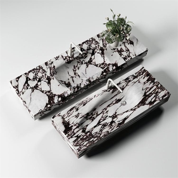 Jonah Fish Belly White Marble Sink