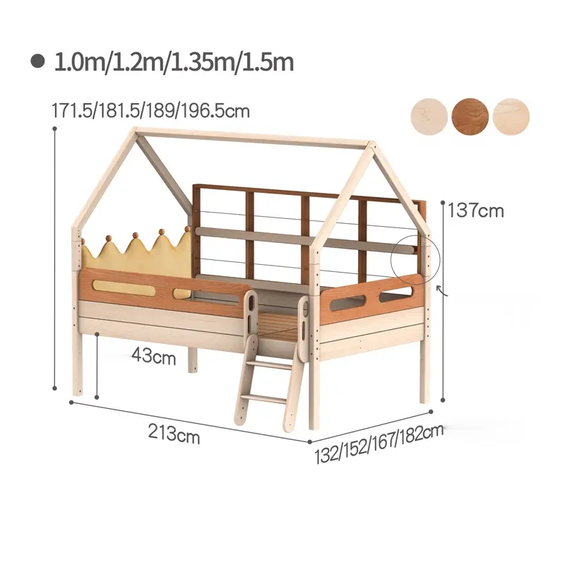 Léandre Kids Bed with Storage