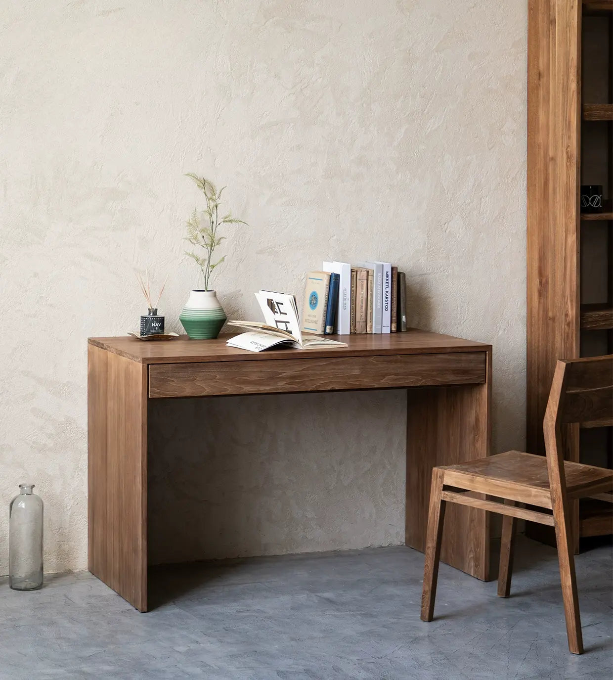 Samuele Pure Teak Wood Student Bedroom Desk