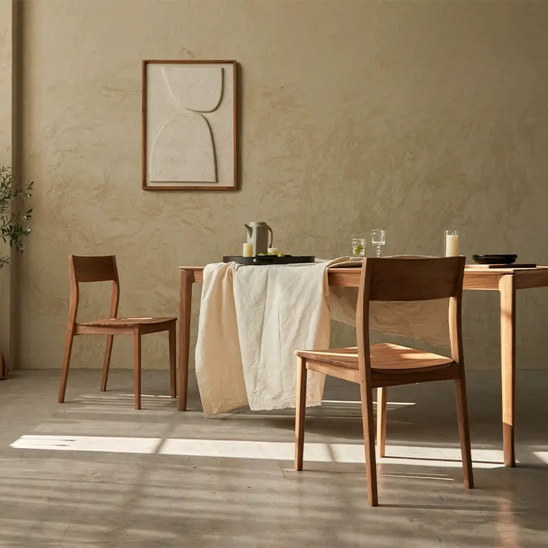 Eulalie High-End Teak Solid Wood Dining Chair