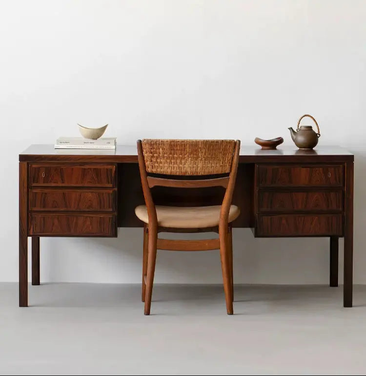 Marceau Vintage Style Executive Home Desk