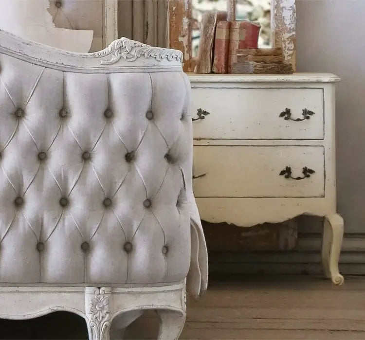 Fiorella Handcrafted Solid Wood Soft Bed