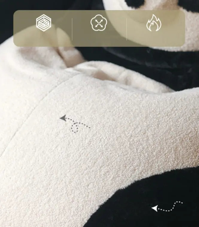 Baylen Cartoon Panda Bean Bag Kids Sofa