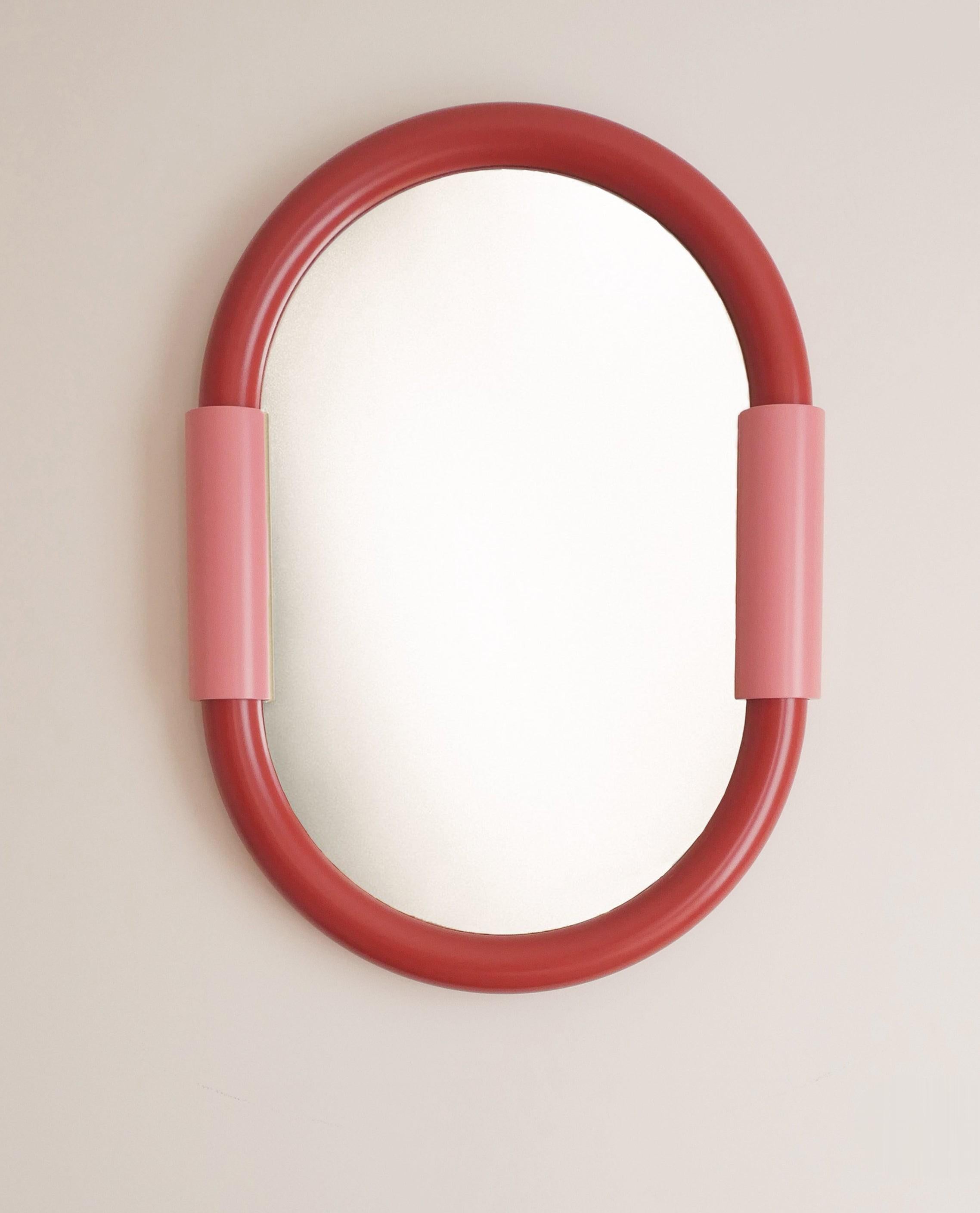 Aiden Oval Wall-Mounted Bathroom Mirror