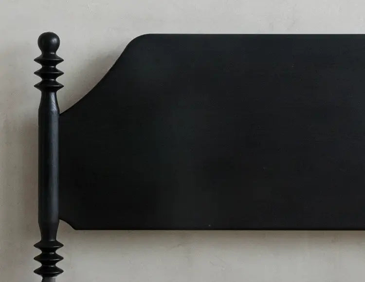 Rosette Elegant Solid Wood Wedding Bed