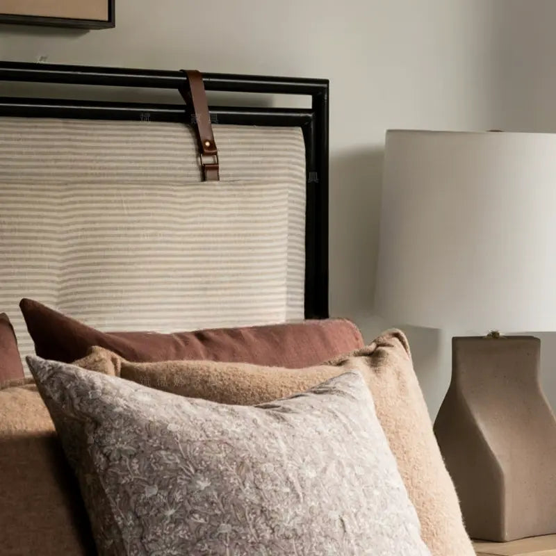 Emeraude Light Luxury Neoclassical Double Bed