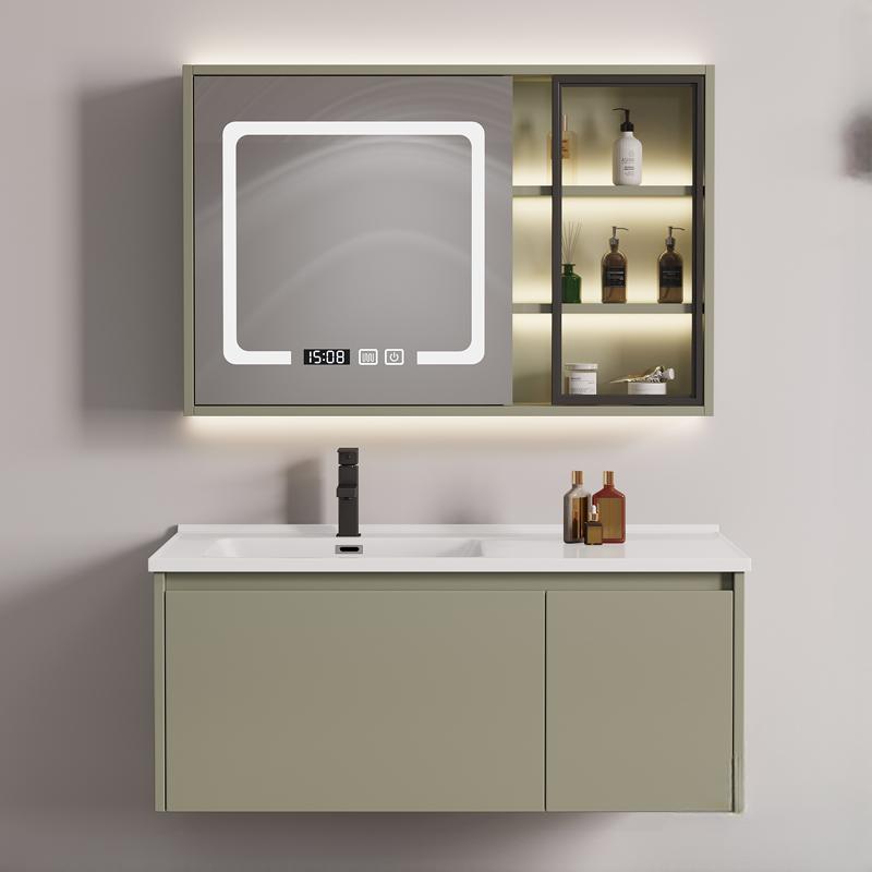 Adrian Cream Oak Smart Bathroom Vanity