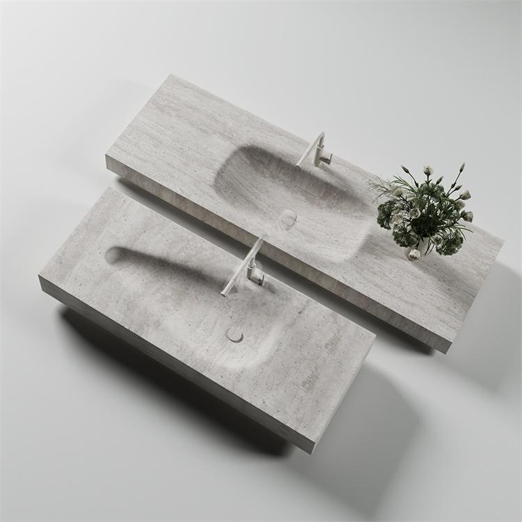 Jonah Fish Belly White Marble Sink