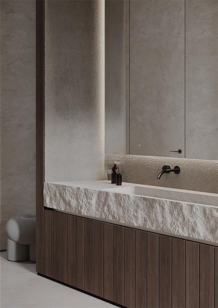 Ayesha Wabi-Sabi Stone Double Basin