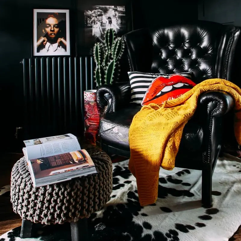 Lilou  Vintage Fabric Carved Bed Custom Design