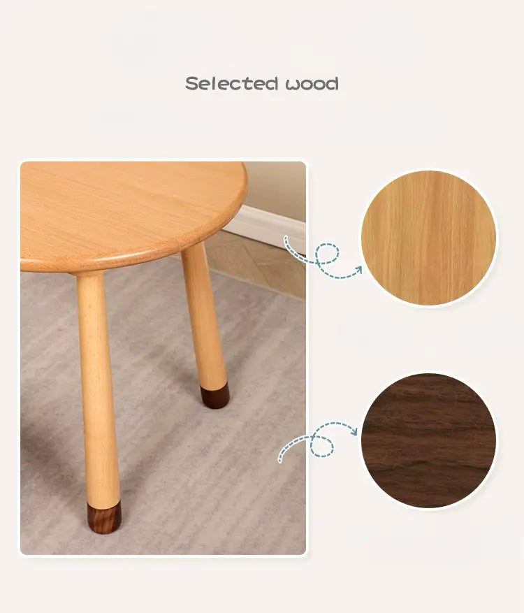 Ciel Liftable Solid Wood Kids Table