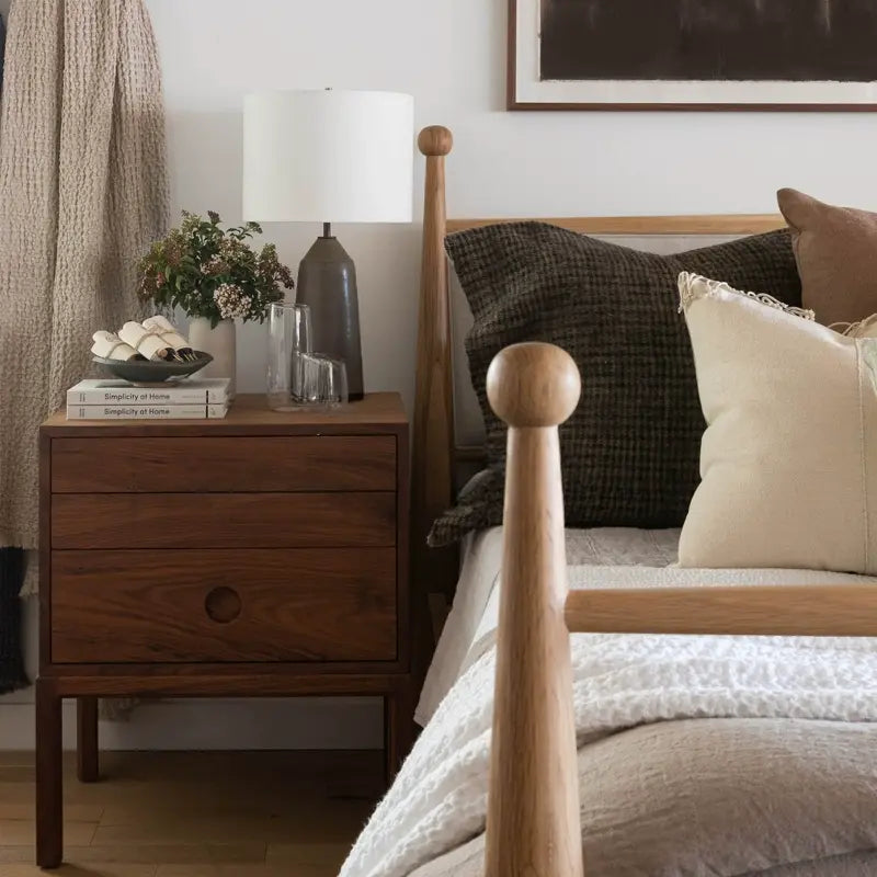 Iolanthe Elegant Master Bedroom Solid Wood Bed