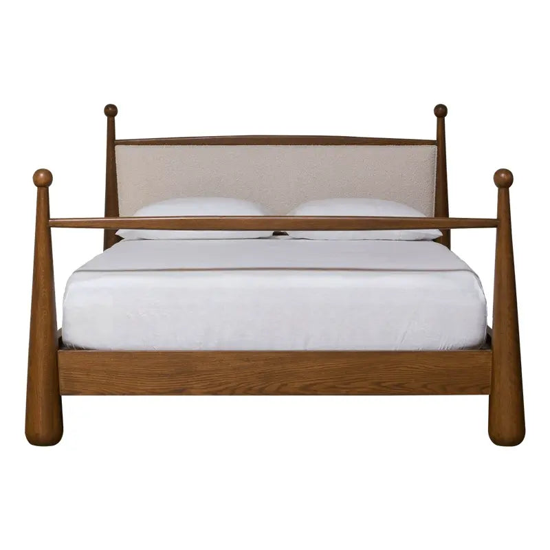 Iolanthe Elegant Master Bedroom Solid Wood Bed