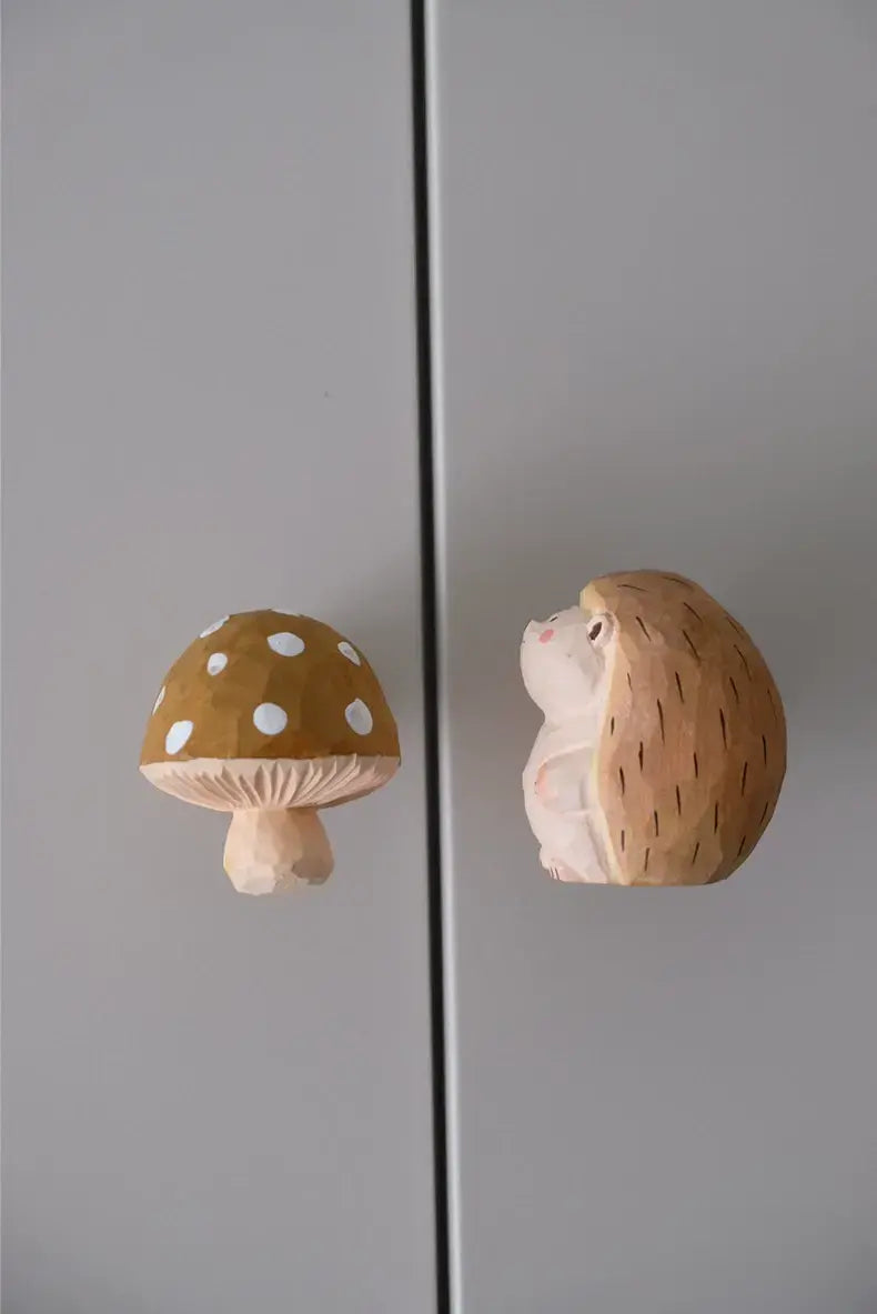 Borelly Squirrel Wooden Door Hook Handle