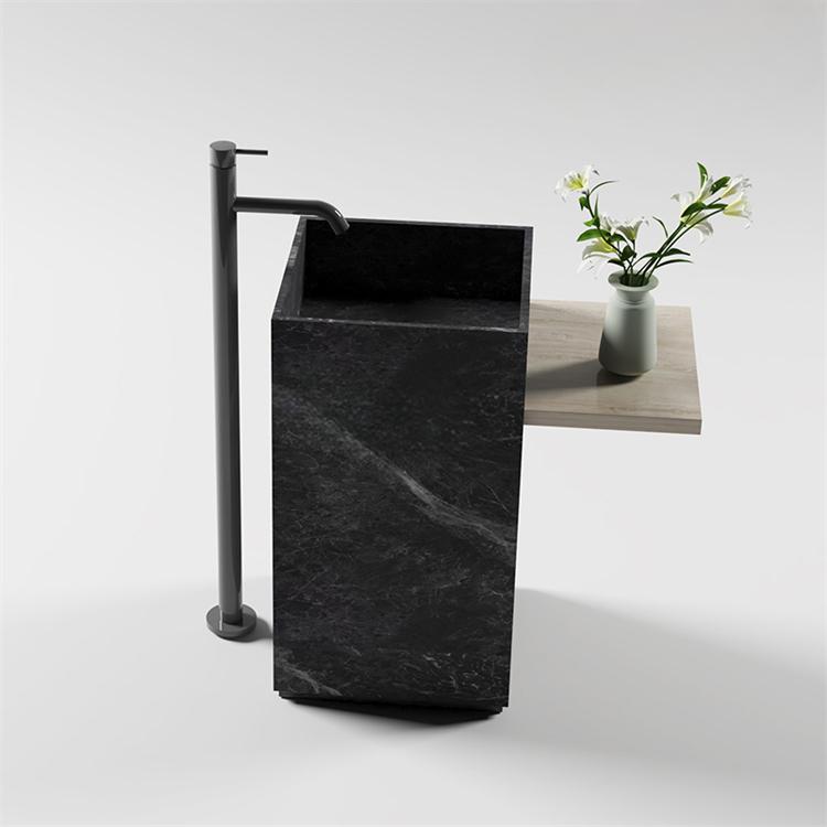 Gideon Purple Rock Pedestal Basin